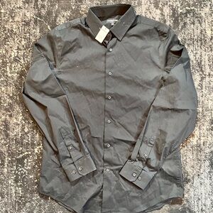 Express Black Dress Shirt for Men